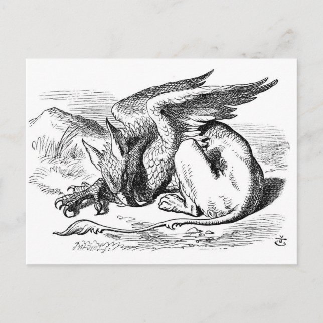 Carte Postale Le Griffin qui dort (Devant)