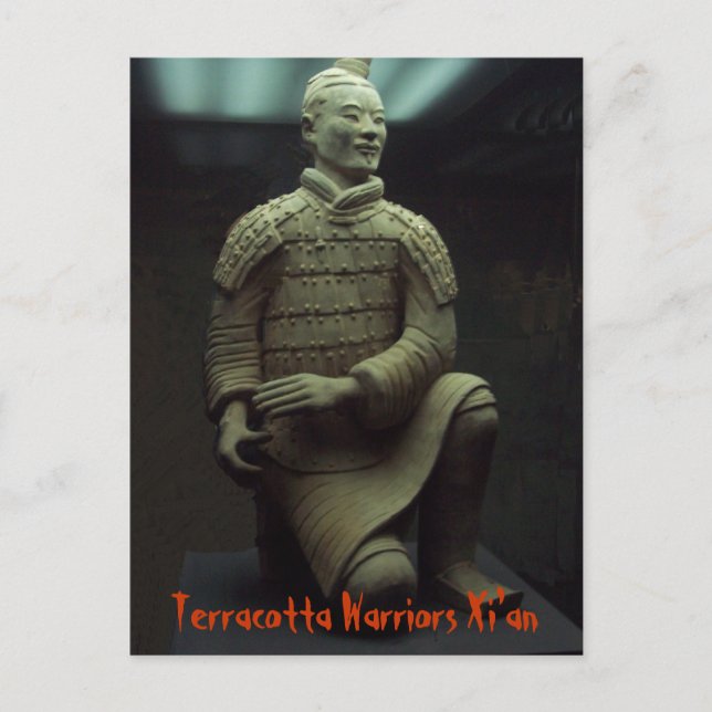 CARTE POSTALE - Le guerrier en terre cuite Xián Ch (Devant)