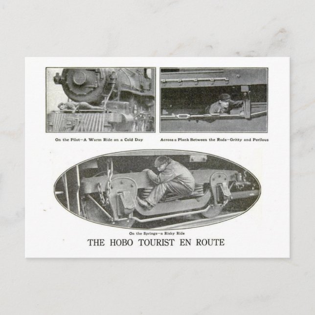 Carte Postale Le Hobo Tourist (Devant)