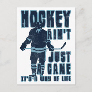 Carte Postale Le hockey n'est pas seulement un jeu