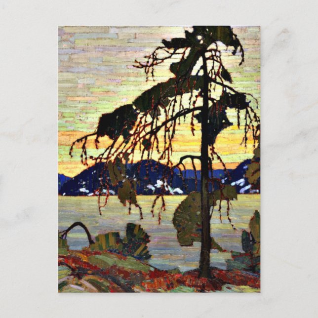 Carte Postale Le Jack Pine, célèbre peinture, (Devant)