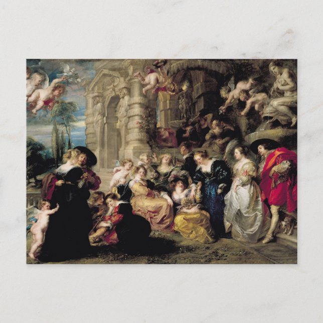 Carte Postale Le Jardin d'amour, v.1630-32 (Devant)