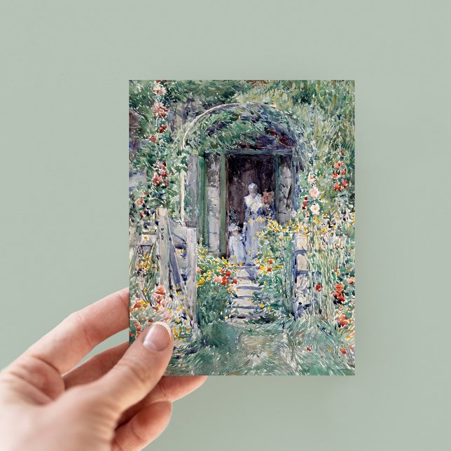 Carte Postale Le Jardin dans sa gloire | Childe Hassam (Créateur téléchargé)