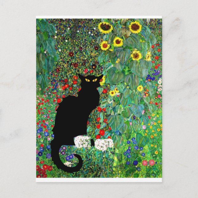 Carte Postale Le jardin de Klimt (Devant)