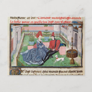 Carte Postale Le jardin de l'amour