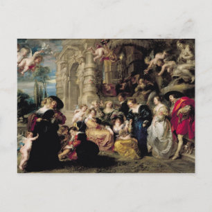 Carte Postale Le Jardin de l'Amour, c.1630-32