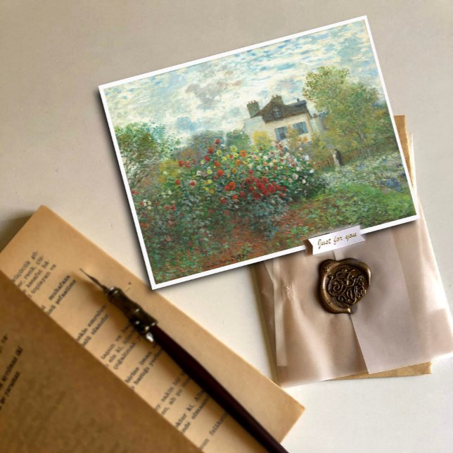 Carte Postale Le jardin de l'artiste à Argenteuil par Claude Mon (Créateur téléchargé)