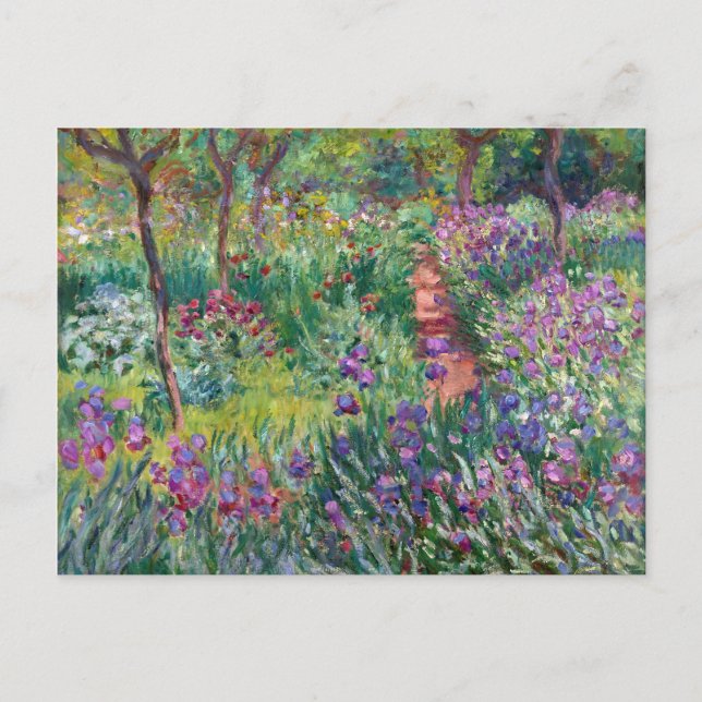 Carte Postale Le jardin de l'artiste à Giverny par Claude Monet (Devant)