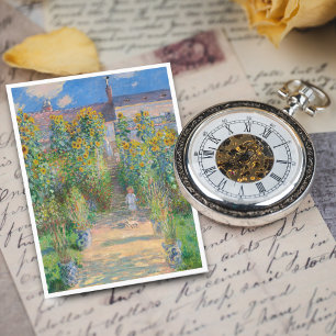 Carte Postale Le jardin de l'artiste à Vétheuil par Claude Monet