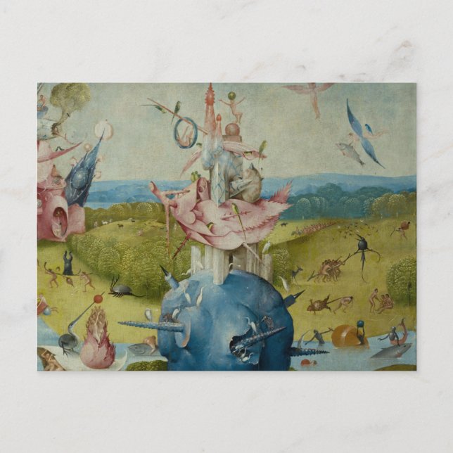 Carte Postale Le jardin des délices terrestres (Devant)