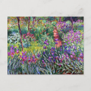 Carte Postale Le jardin d'Iris à Giverny, Claude Monet