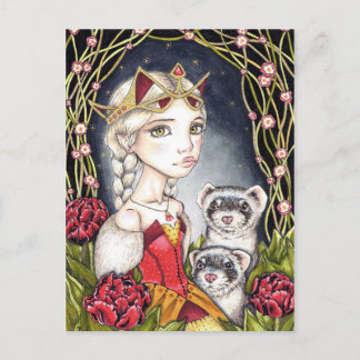 Carte Postale Le Jardin Nocturne