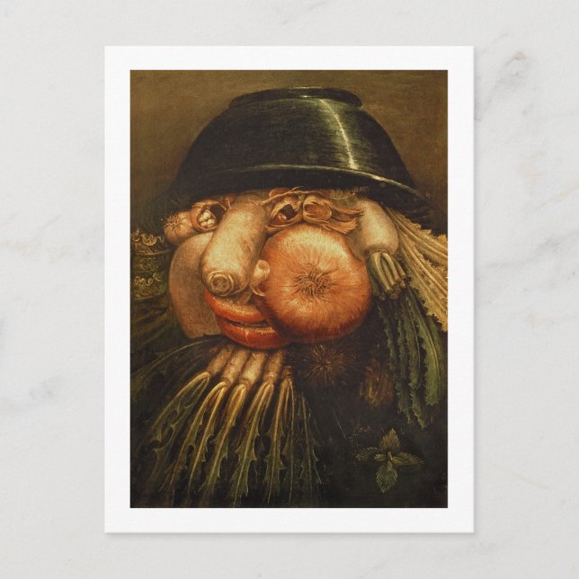 Carte Postale Le jardinier de légumes, c.1590 (huile sur panneau (Devant)