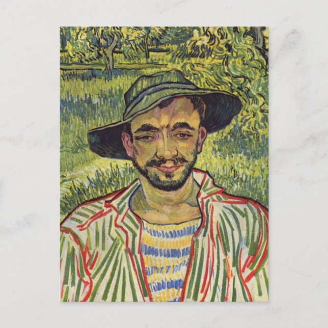 Carte Postale Le jardinier - Vincent Van Gogh (Devant)