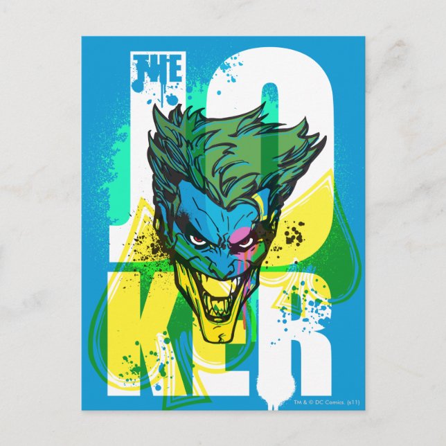 Carte Postale Le Joker Spades (Devant)