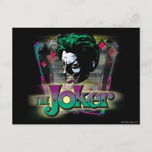 Carte Postale Le Joker - Visage et logo