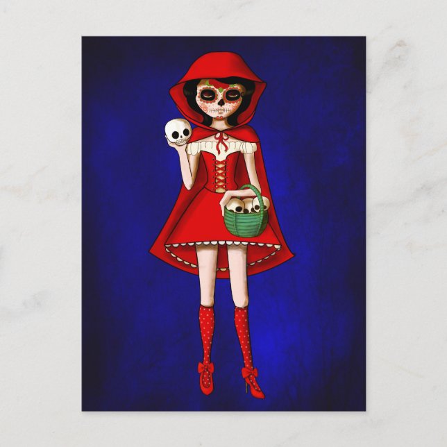 Carte Postale Le Jour de la capuche rouge morte (Devant)