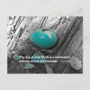 Carte Postale Le jour de votre naissance est un...