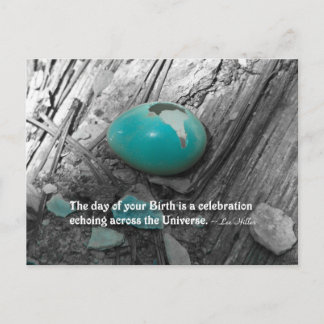 Carte Postale Le jour de votre naissance est un...