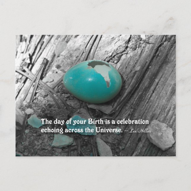 Carte Postale Le jour de votre naissance est un... (Devant)