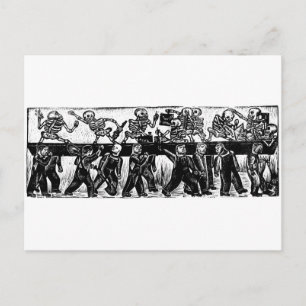 Carte Postale Le Jour des Morts, Mexique. Vers 1936.