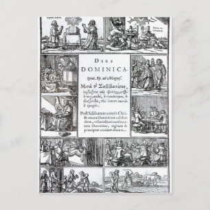 Carte Postale Le Jour du Seigneur, 1639