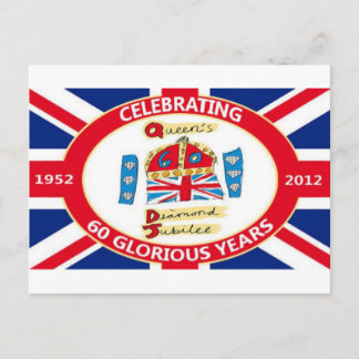 Carte Postale Le jubilé de diamant de la Reine