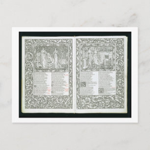 Carte Postale Le 'Kelmscott Chaucer', publié en 1896 par le Kel