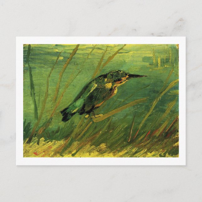 Carte Postale Le Kingfisher Van Gogh Art (Devant)