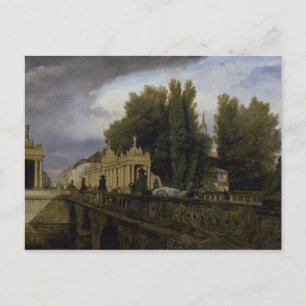 Carte Postale Le Konigsbrucke sur Konigsstrasse, Berlin, 1835