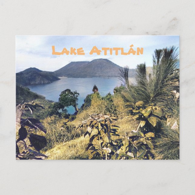Carte Postale Le lac Atitlán (Devant)