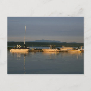Carte Postale Le lac Champlain et le mont Mansfield Vermont