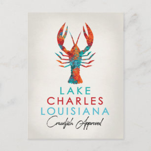 Carte Postale Le lac Charles Louisiane