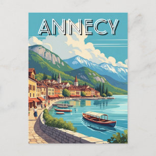 Carte Postale Le lac d'Annecy France