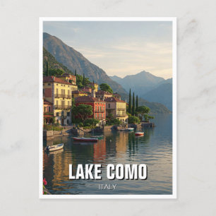 Carte Postale Le Lac de Côme Italie Voyage