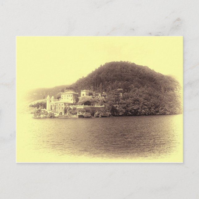 Carte Postale Le lac de Côme Villa Balbianello (Devant)