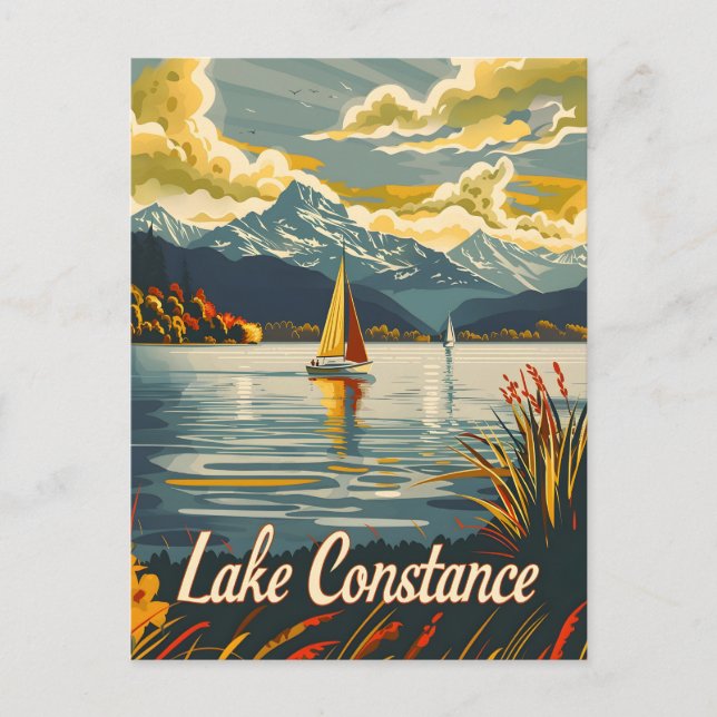 Carte Postale Le lac de Constance (Devant)