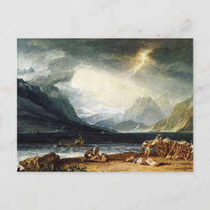 Carte Postale Le lac de Thun, Suisse par J.M.W. Turner