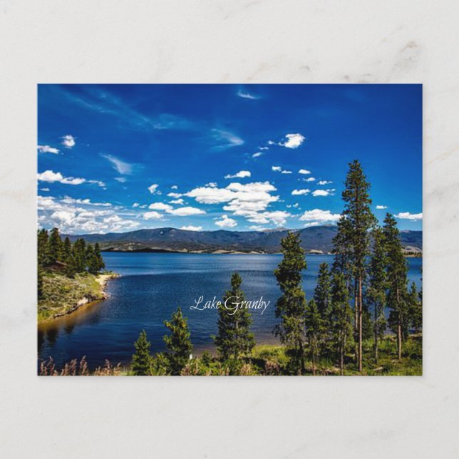 Carte Postale Le lac Granby (Devant)