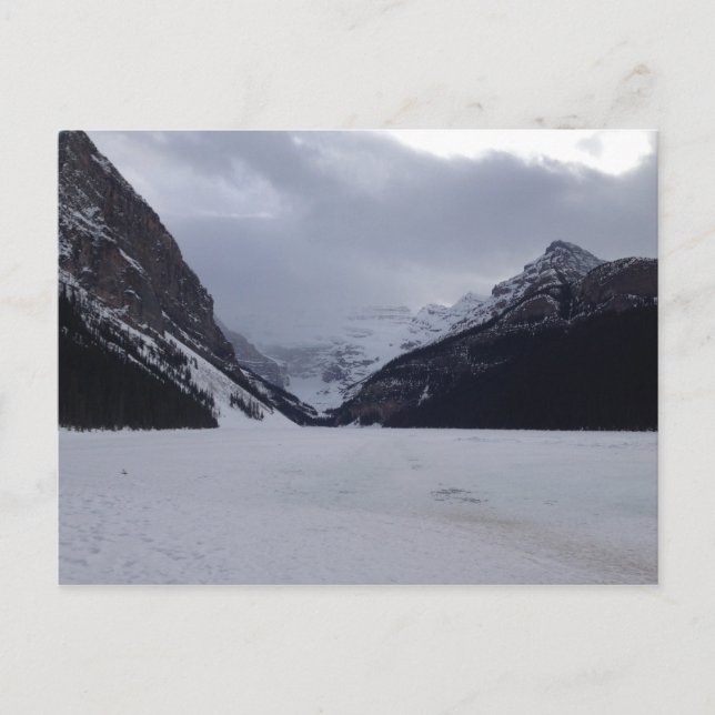 Carte Postale Le lac Louise avant le dégel (Devant)