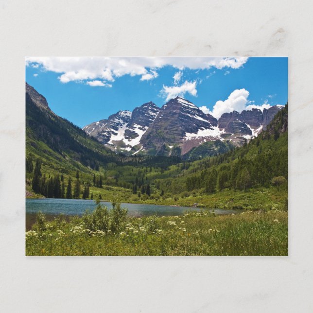 Carte Postale Le lac Maroon (Devant)