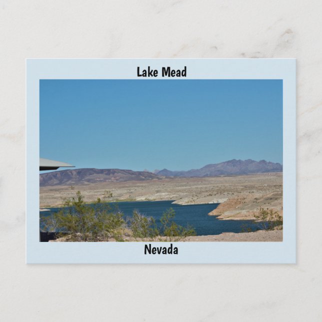 Carte Postale Le lac Mead Nevada (Devant)