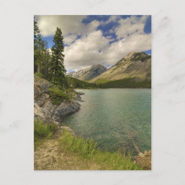 Carte Postale Le lac Minnewanka (Devant)