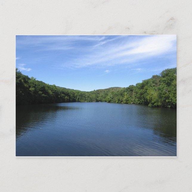 CARTE POSTALE LE LAC PAISIBLE (Devant)