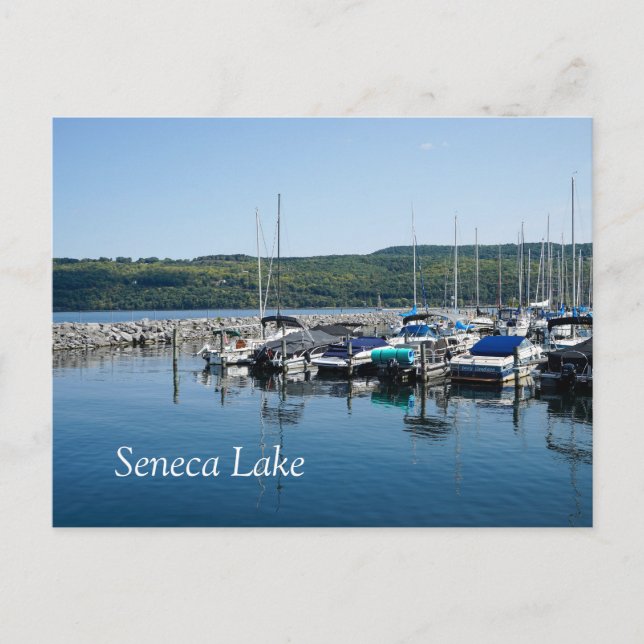 Carte Postale Le lac Seneca à New York (Devant)