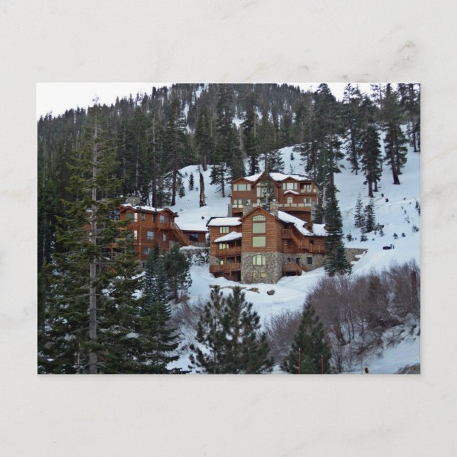 Carte Postale Le lac Tahoe à proximité (Devant)