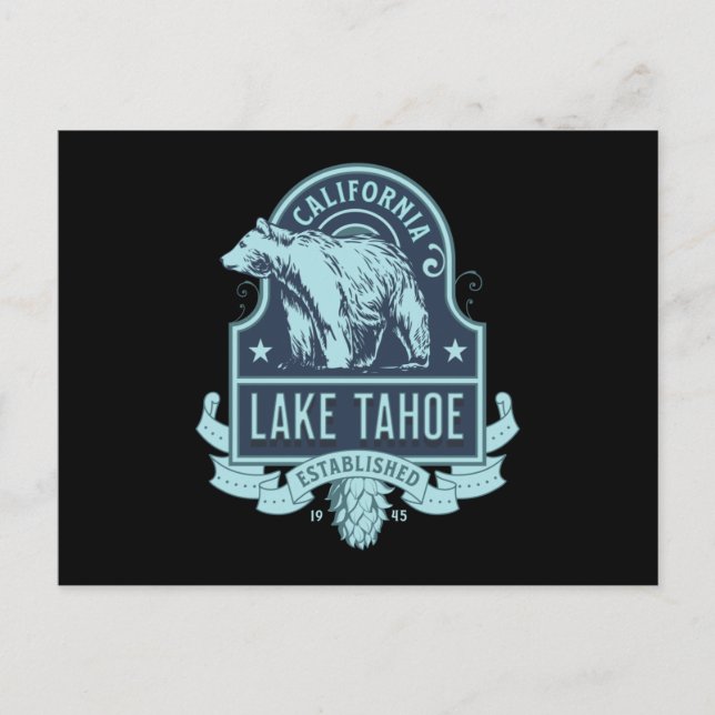 Carte Postale Le lac Tahoe en Californie (Devant)