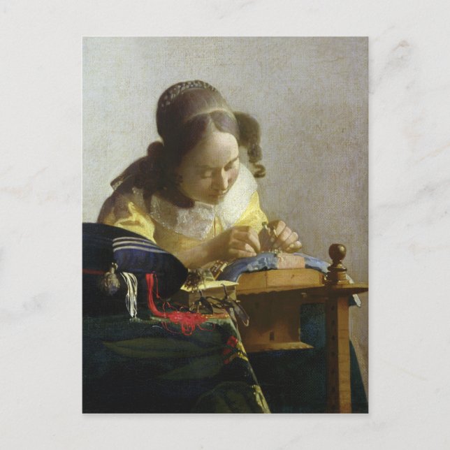 Carte Postale Le Lacemaker, 1669-70 (Devant)
