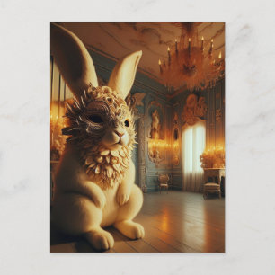 Carte Postale Le lapin masqué