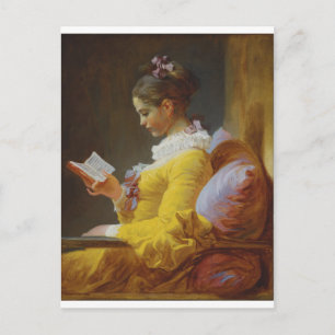 Carte Postale Le lecteur de Jean-Honore Fragonard